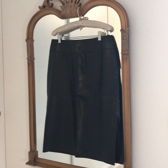 Supple leather skirt - Picture 1 of 3